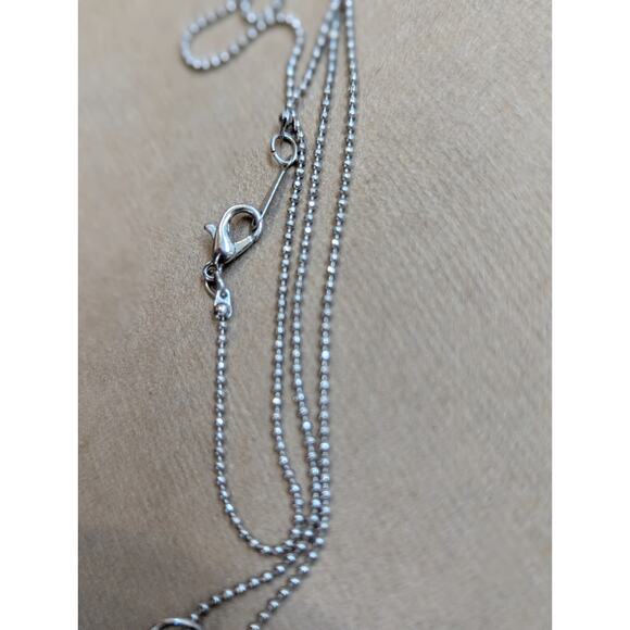 18K Gold Plated Dog Bone Necklace Rhinestone Charm Pet Lover Y2K - Picture 4 of 10